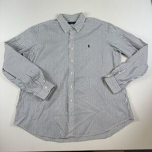 Ralph Lauren Striped Shirt Mens 2XL Long Sleeve‎ Button-Down